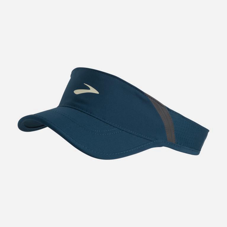 Brooks Base Running Visor voor Heren Indigo (SJMHL-1384)